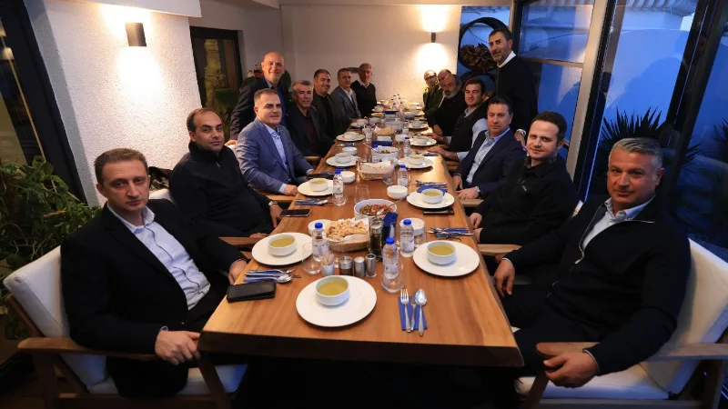 Muğla Valisi İdris Akbıyık, Muğla Büyükşehir Belediye Başkanı Ahmet Aras,