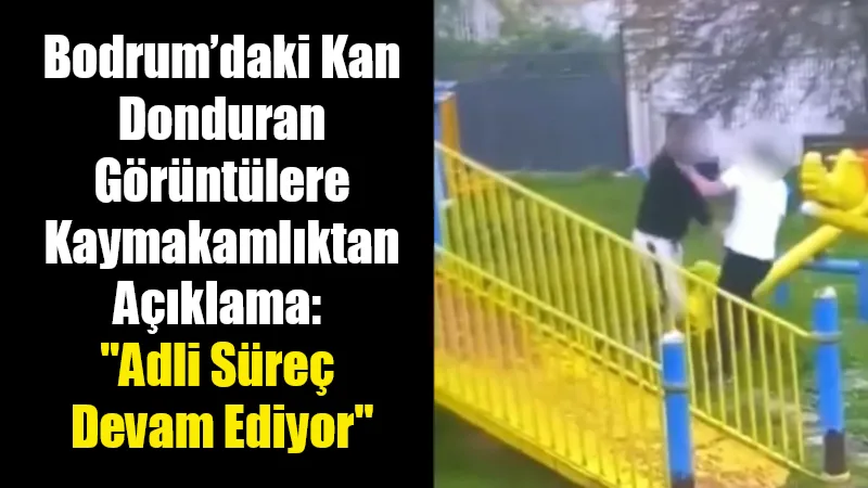 Bodrum Kaymakamlığı, bir çocuğun darp edildiği görüntülerle ilgili yaptığı açıklamada,