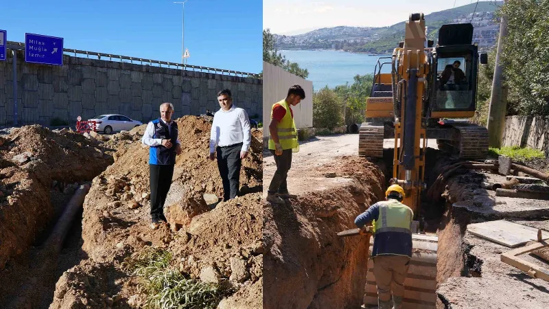 Muğla Büyükşehir Belediyesi, Bodrum'un su kesintilerini önlemek amacıyla Gümbet, Turgutreis