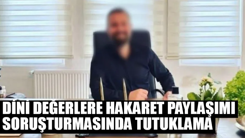 Muğla’nın Menteşe ilçesinde sosyal medyada dini değerlere hakaret içerdiği öne