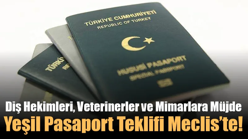 Yeşil pasaportta kapsam genişliyor: Meclis'e sunulan 15 yıl kıdem şartlı