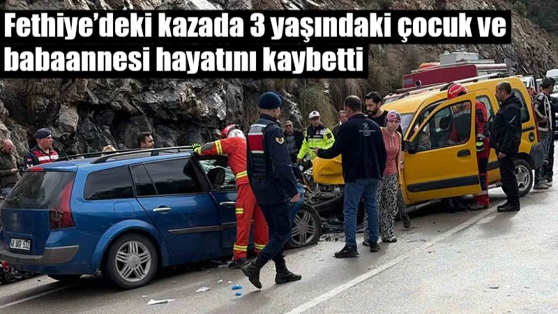 Fethiye-Üzümlü yolunda meydana gelen feci kazadan acı haber geldi; kafa