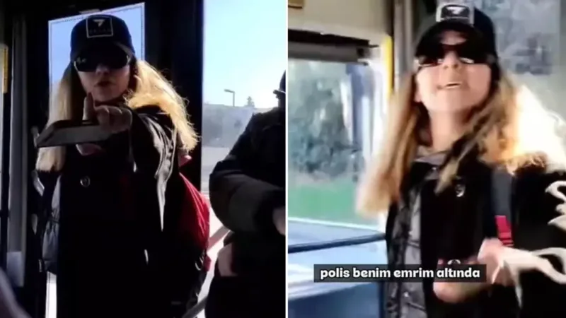 Toplu taşımada köpekli yolcu tartışması büyüdü. Kendisini savcı olarak tanıtan