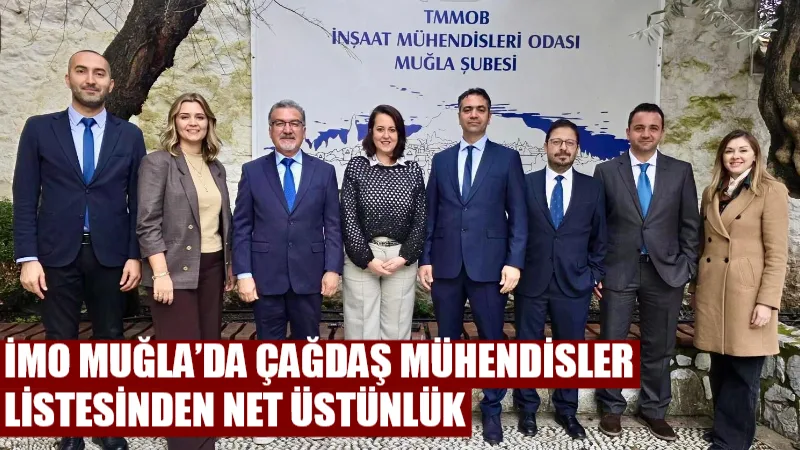 İnşaat Mühendisleri Odası Muğla Şubesi genel kurulu öncesinde yapılan oylamada,