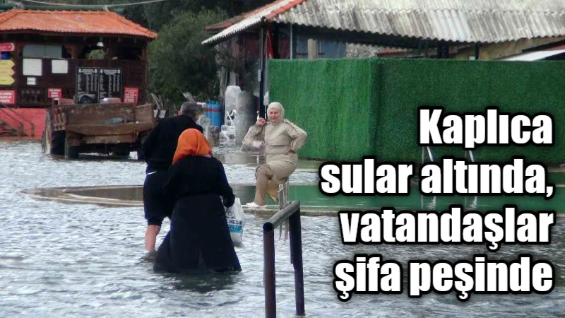 Muğla’da etkili olan sağanak yağışlar nedeniyle Köyceğiz Gölü taşarak Sultaniye