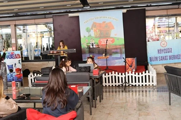 Köyceğiz Bilim ve Sanat Merkezi öğrencilerinin hazırladığı "Çallı Kuşağı" resim