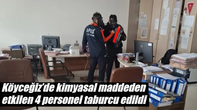 Muğla Köyceğiz’de bir depoda yaptıkları denetim sırasında plastik üretiminde kullanılan