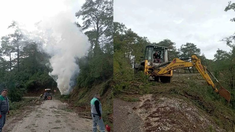 Marmaris Orman İşletme Müdürlüğü, yaklaşan yangın sezonu öncesinde Gökbel Mahallesi