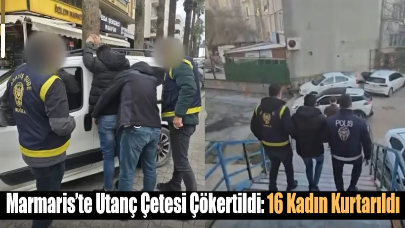 Marmaris Cumhuriyet Başsavcılığı koordinesinde yürütülen operasyonda, sosyal medya üzerinden 16