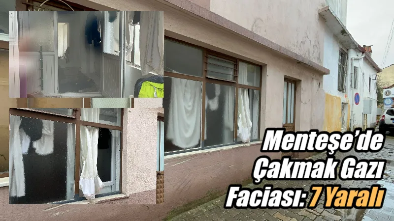 Muğla’nın Menteşe ilçesinde bir apartman dairesinde iddiaya göre çakmak gazı