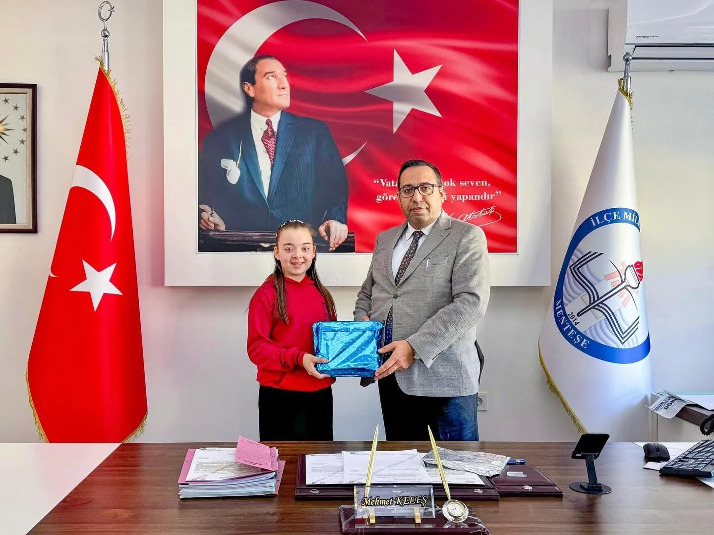 İstiklal Marşı’nı Güzel Okuma Yarışması’nda Türkiye birincisi olan gururumuz Azra