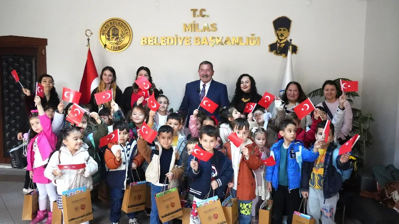 Havva Ersoy Anaokulu öğrencileri yerel yönetimleri yakından tanımak amacıyla Milas