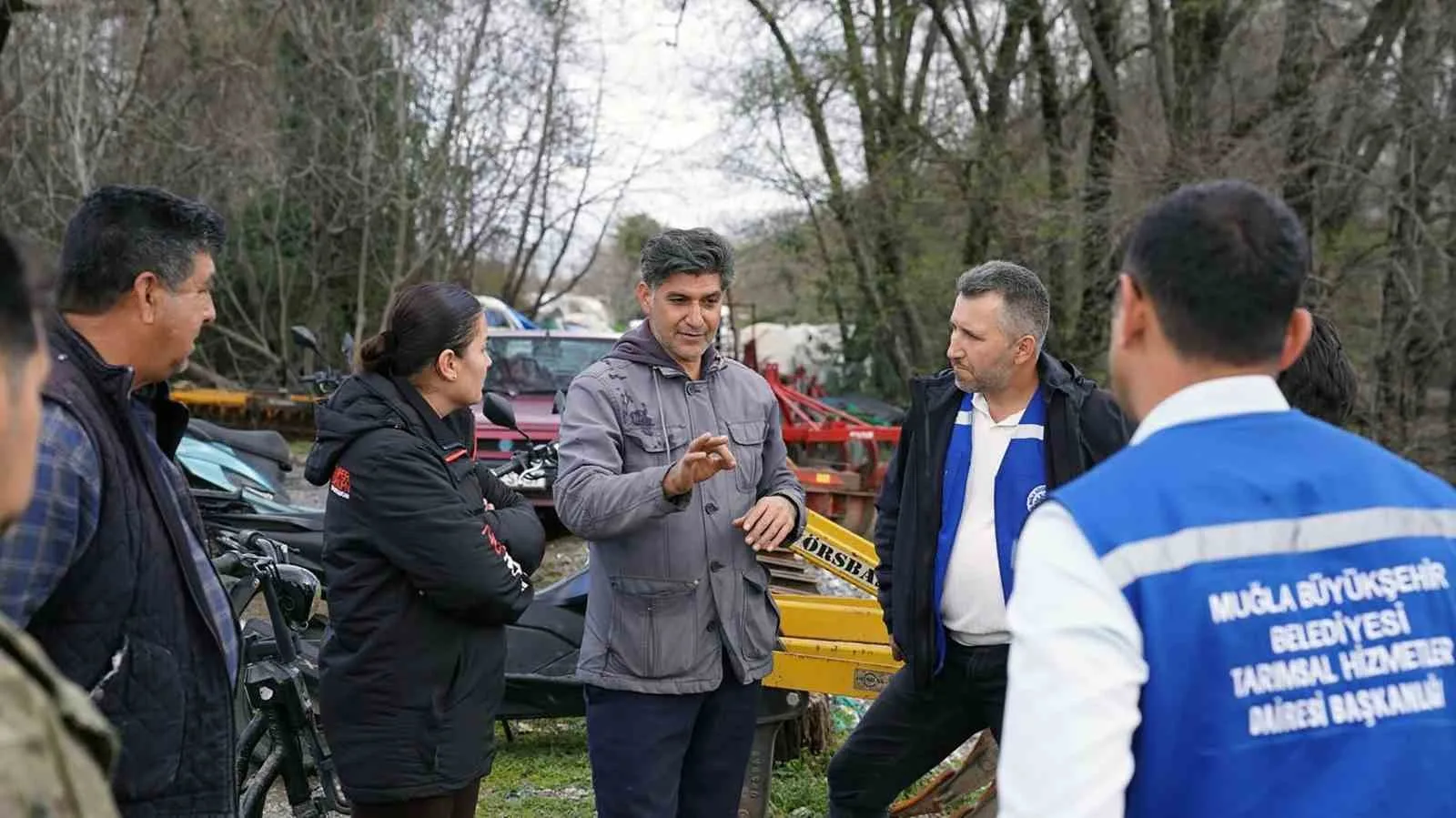 Muğla Büyükşehir Belediyesi, Köyceğiz’de selden zarar gören sera alanlarında hasar