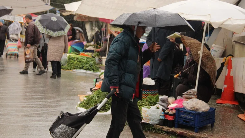 Muğla genelinde bugün etkili olan yağışlarda ilçeler arasında büyük fark
