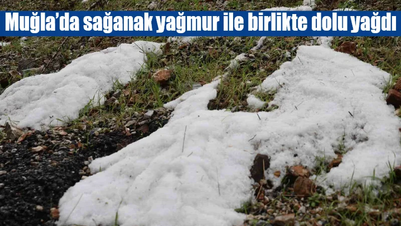 Muğla'da etkili olan şiddetli sağanak ve Sakartepe Rampası Kızılağaç mevkisinde