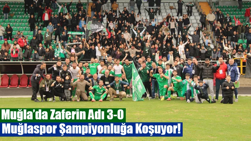 TFF 2. Lig’de şampiyonluk mücadelesi veren Muğlaspor, evinde İnegölspor’u 3-0