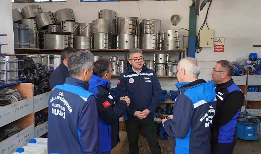 MUSKİ Genel Müdürü Yılmaz Şengül, Datça’daki altyapı yatırımlarını yerinde inceleyerek;