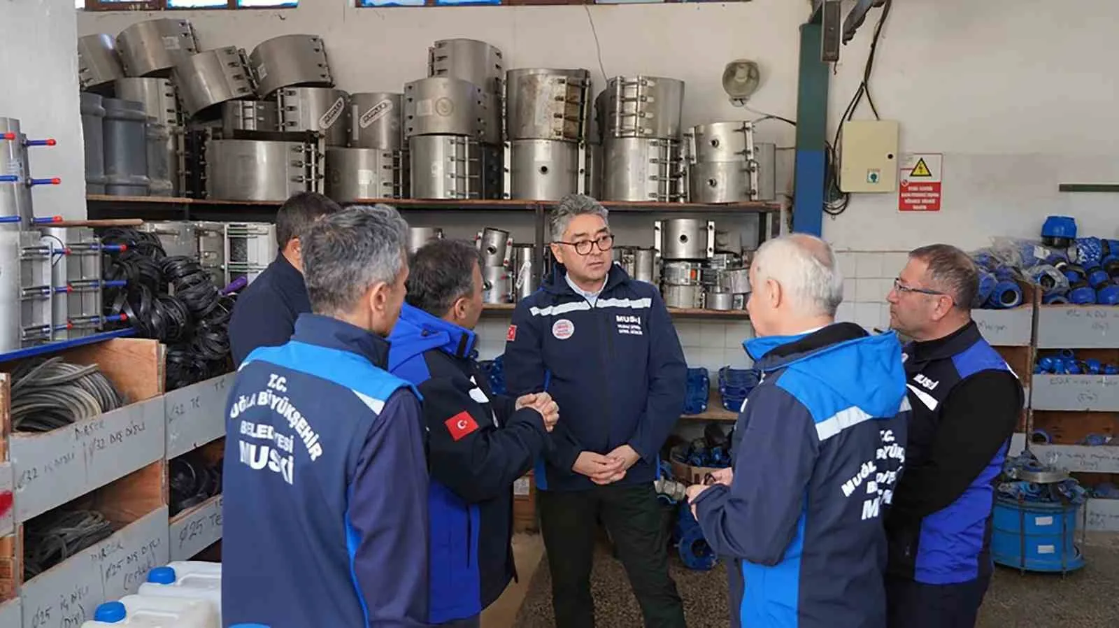 MUSKİ Genel Müdürü Yılmaz Şengül, Datça’daki altyapı yatırımlarını yerinde inceleyerek;