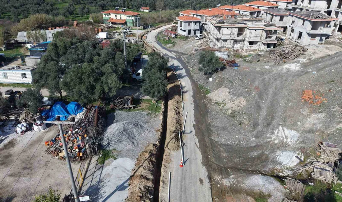 Milas Güneş Mahallesi’nde sık arızalanan 1.500 metrelik içme suyu hattı,