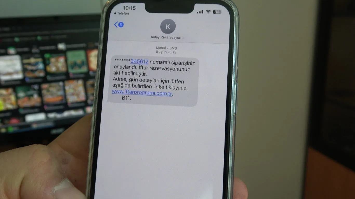 Dolandırıcılar, Ramazan ayında özellikle öğrencilere gönderdikleri "İftar rezervasyonunuz aktif edilmiştir"