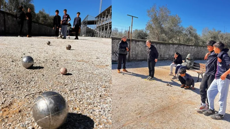 Ula’da Gençlik ve Spor İlçe Müdürlüğü’nün açtığı bocce kursları, çocukların