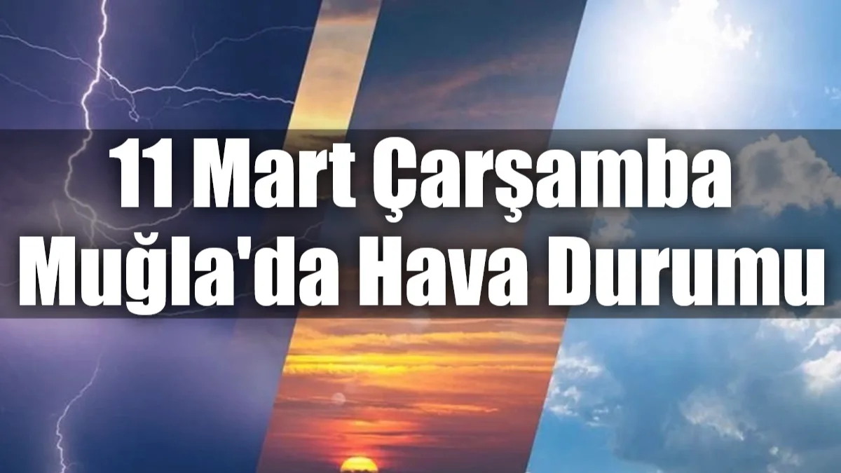 Muğla genelinde parçalı bulutlu bir gökyüzü hakim olurken, sıcaklıkların Milas