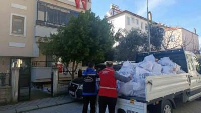 Muğla Büyükşehir Belediyesi, park ve mezarlık budamalarından elde edilen 25