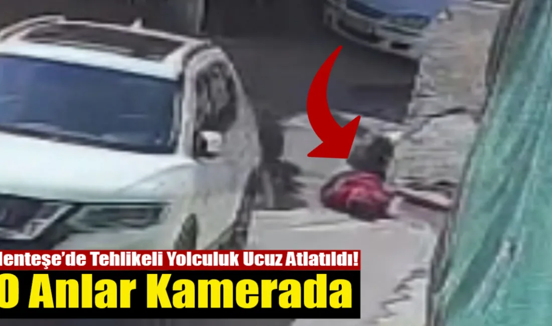 Menteşe Muslihittin Mahallesi Köprü Sokak’ta üç gencin aynı motorsiklete binmesi