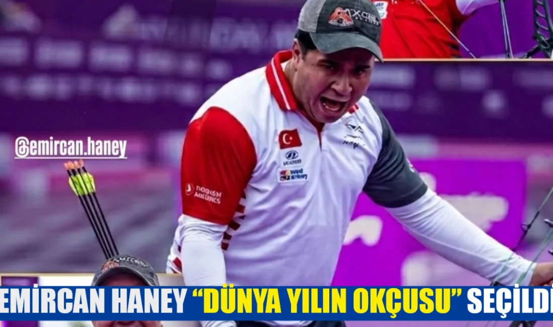 Muğlalı milli okçu Emircan Haney, Dünya Okçuluk Federasyonu’nun halk oylamasında