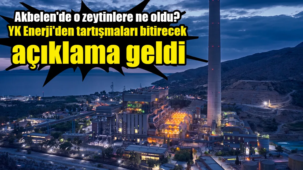 YK Enerji, Milas Akbelen’deki zeytin ağaçlarının sökülmesine yönelik tepkilere yanıt