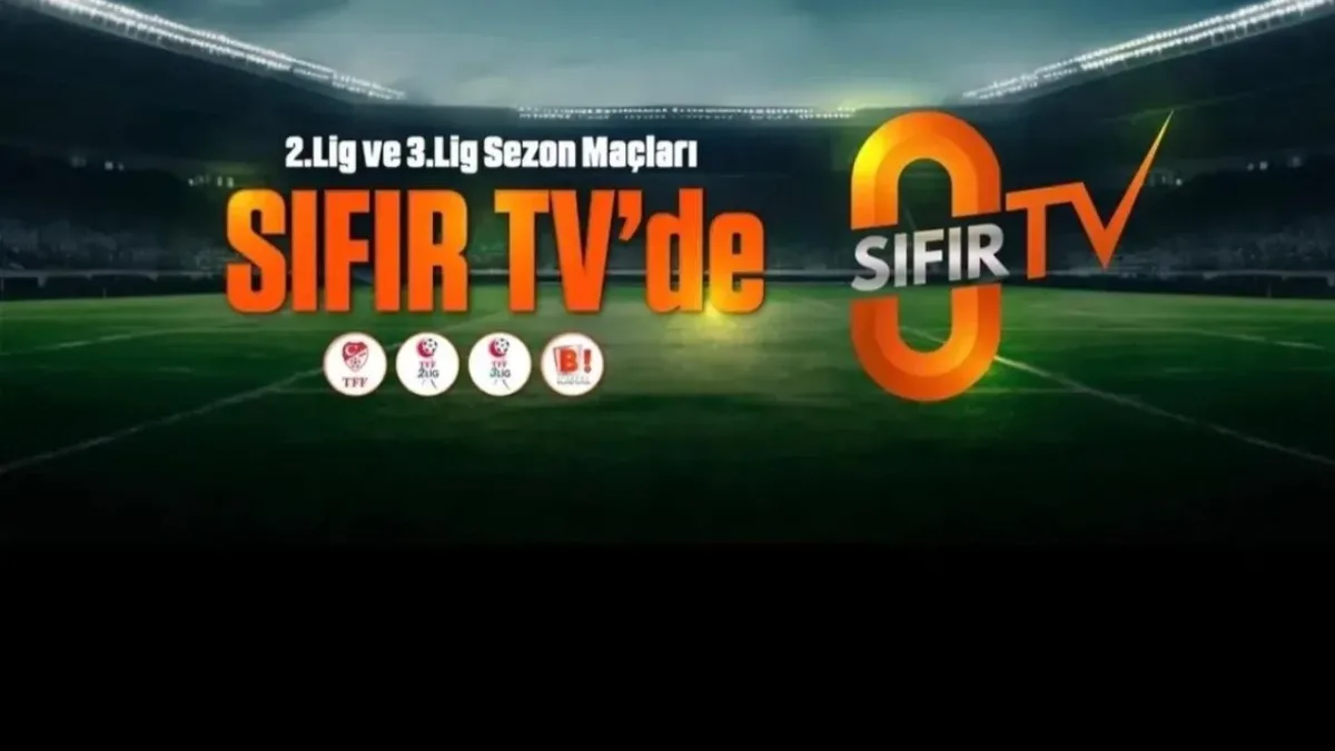 Sıfır TV, TFF 2. ve 3. Lig maçlarını kapsayan yayın