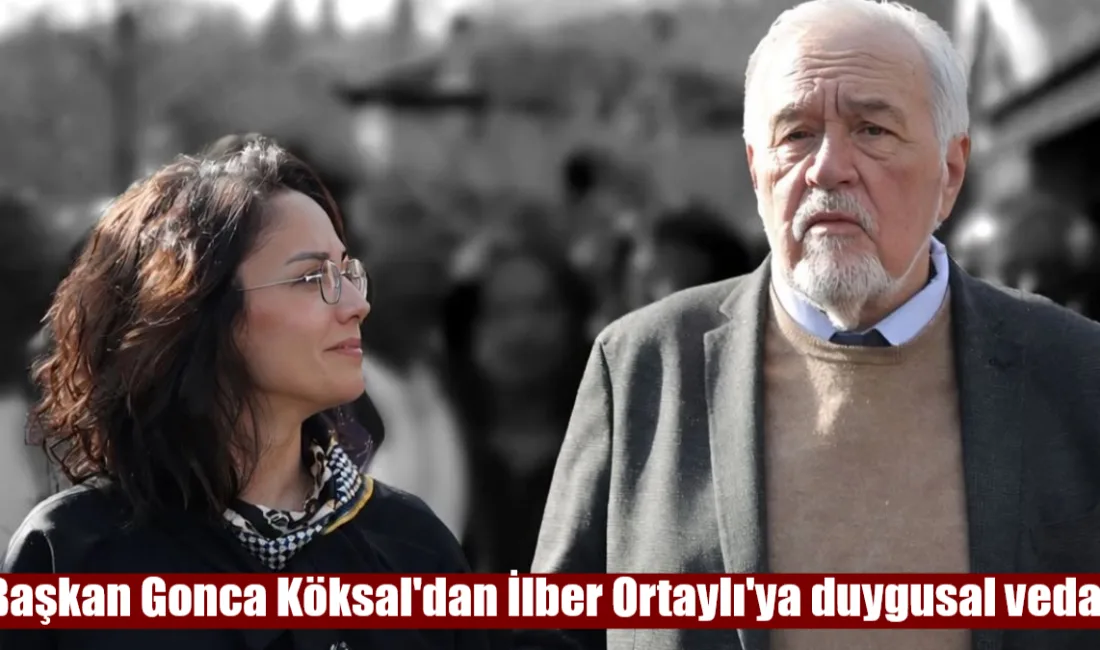Menteşe Belediye Başkanı Gonca Köksal, tarihçi İlber Ortaylı ile birlikte