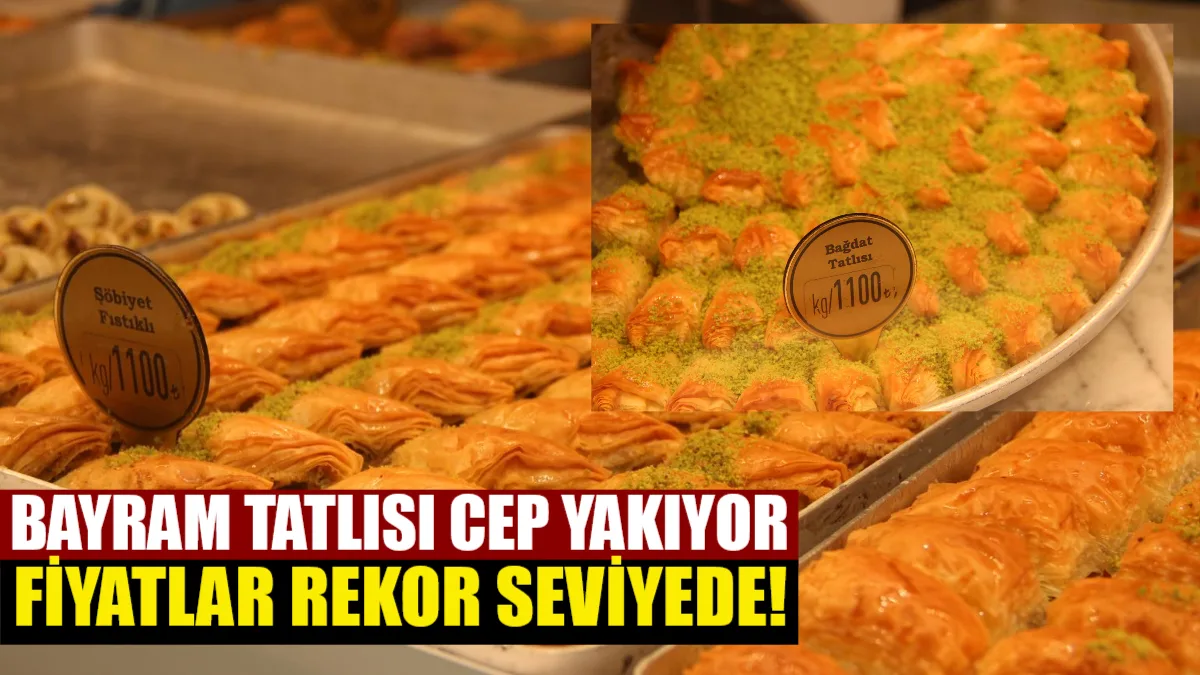 Ramazan Bayramı’na sayılı günler kala Muğla’nın Menteşe ilçesinde tatlıcılar ve
