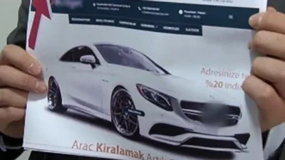 Dolandırıcılar, ünlü kiralama firmalarının sitelerini kopyalayıp düşük fiyatlarla vatandaşları ağ