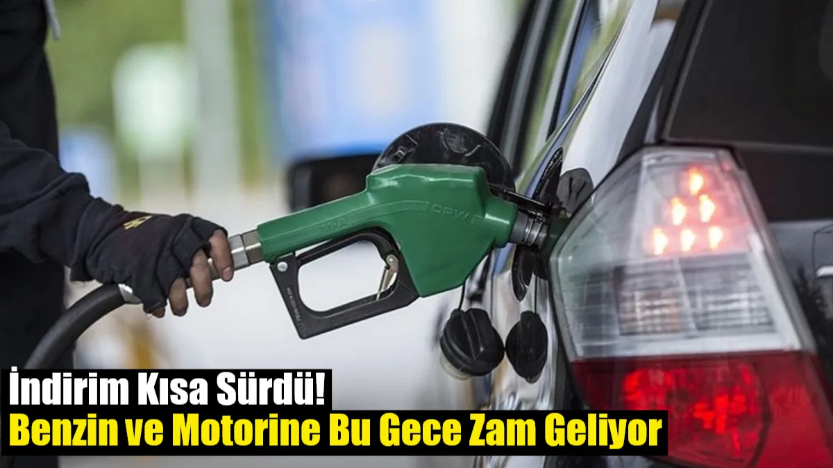 Akaryakıtta bu gece yarısından itibaren geçerli olmak üzere motorine 76
