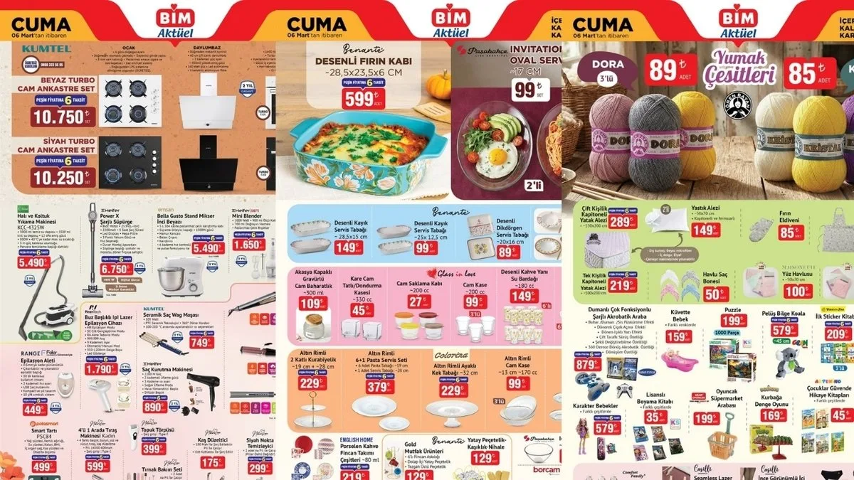 BİM aktüel kataloğunda bu hafta Kiwi koltuk yıkama makinesinden Heifer