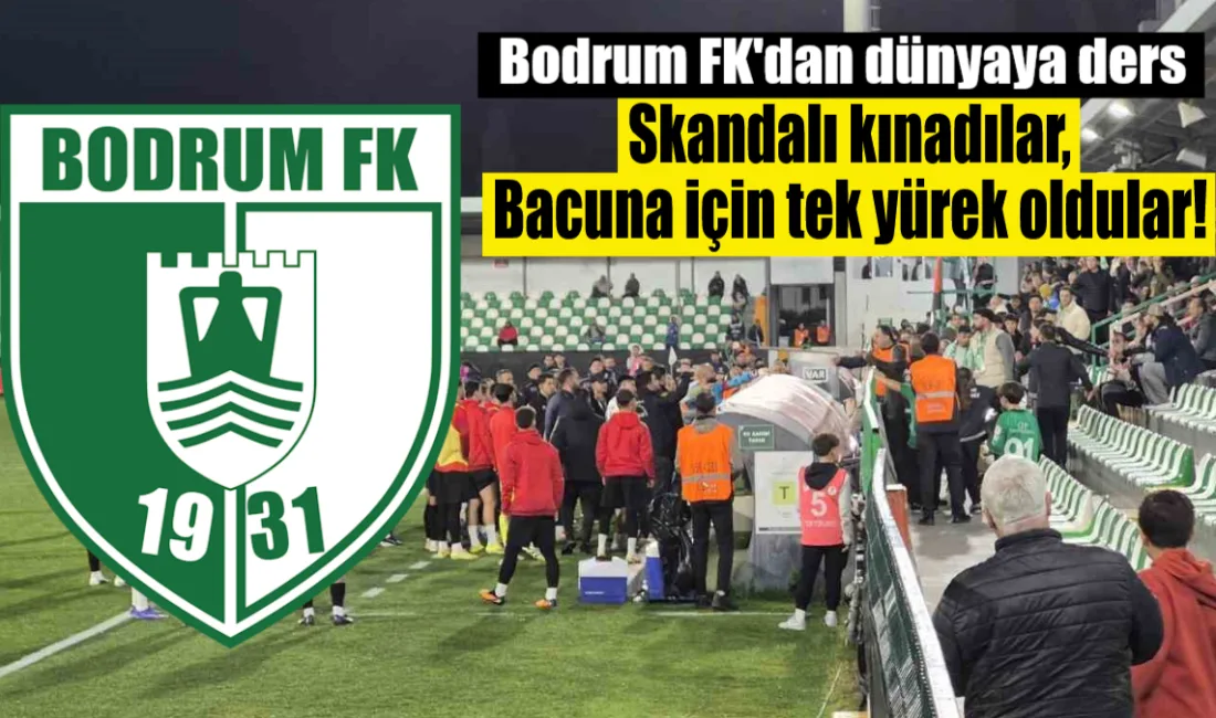 Bodrum FK - Iğdır FK maçında rakip futbolcu Bacuna'ya yönelik