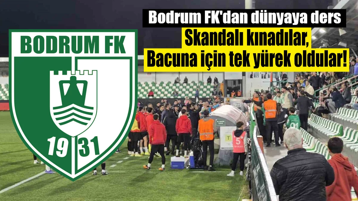 Bodrum FK - Iğdır FK maçında rakip futbolcu Bacuna'ya yönelik