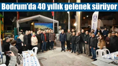 Bodrum'da 1986'dan beri süregelen geleneksel Türkkuyusu sahur yemeği 40. yılında