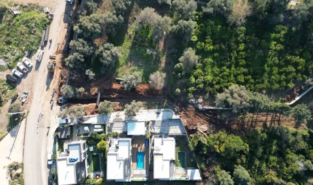 Bodrum Belediyesi, MUSKİ ve diğer kurumların altyapı çalışmalarını tamamladığı Bergamut