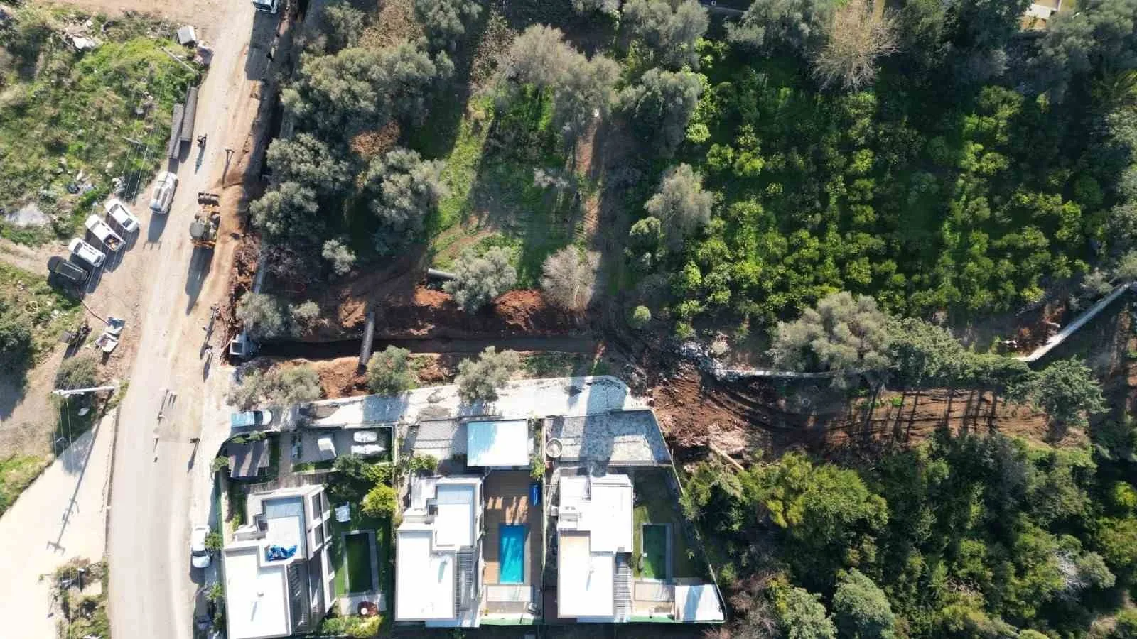 Bodrum Belediyesi, MUSKİ ve diğer kurumların altyapı çalışmalarını tamamladığı Bergamut