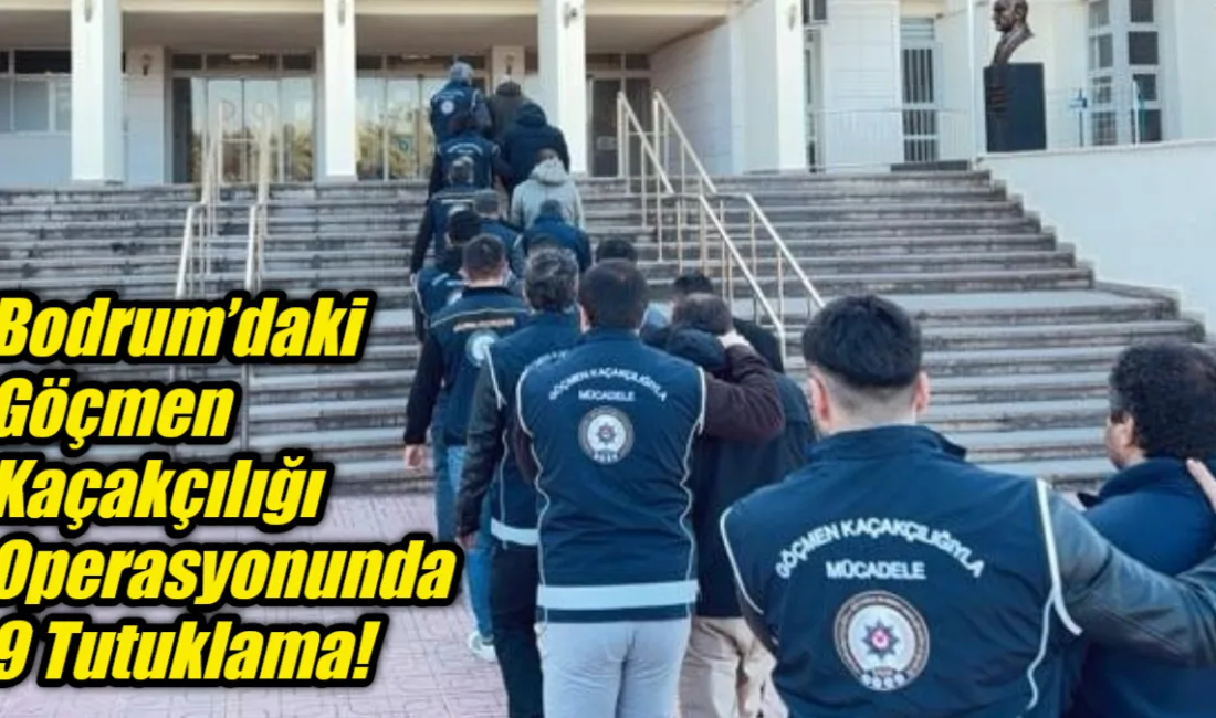 Bodrum'da 33 düzensiz göçmenin kaçışını organize ettikleri gerekçesiyle gözaltına alınan