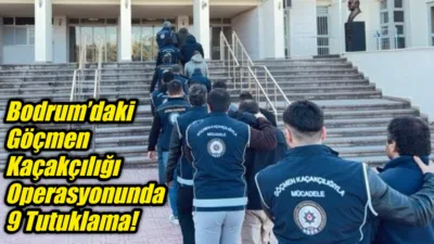Bodrum'da 33 düzensiz göçmenin kaçışını organize ettikleri gerekçesiyle gözaltına alınan