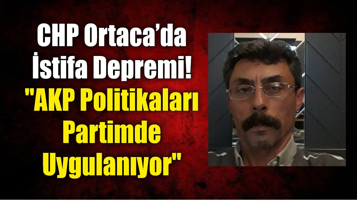 CHP Ortaca İlçe Örgütü Yönetim Kurulu Üyesi Fatih Mehmet Arıkaymak,