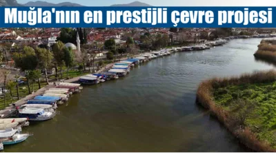 Muğla Valiliği koordinesinde başlatılan projeyle Dalyan Kanalı'ndaki 495 tekne, gürültü