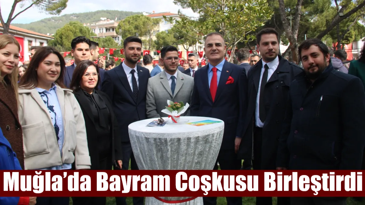 Muğla Valiliği’nin düzenlediği bayramlaşma programında protokol üyeleri, kurum temsilcileri ve