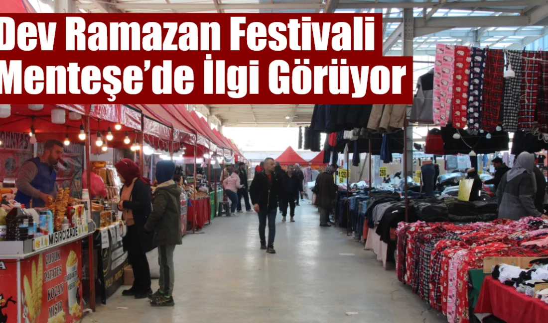 Muğlaspor yararına düzenlenen Ramazan Festivali, vatandaşlardan yoğun ilgi görüyor. Muğlalı