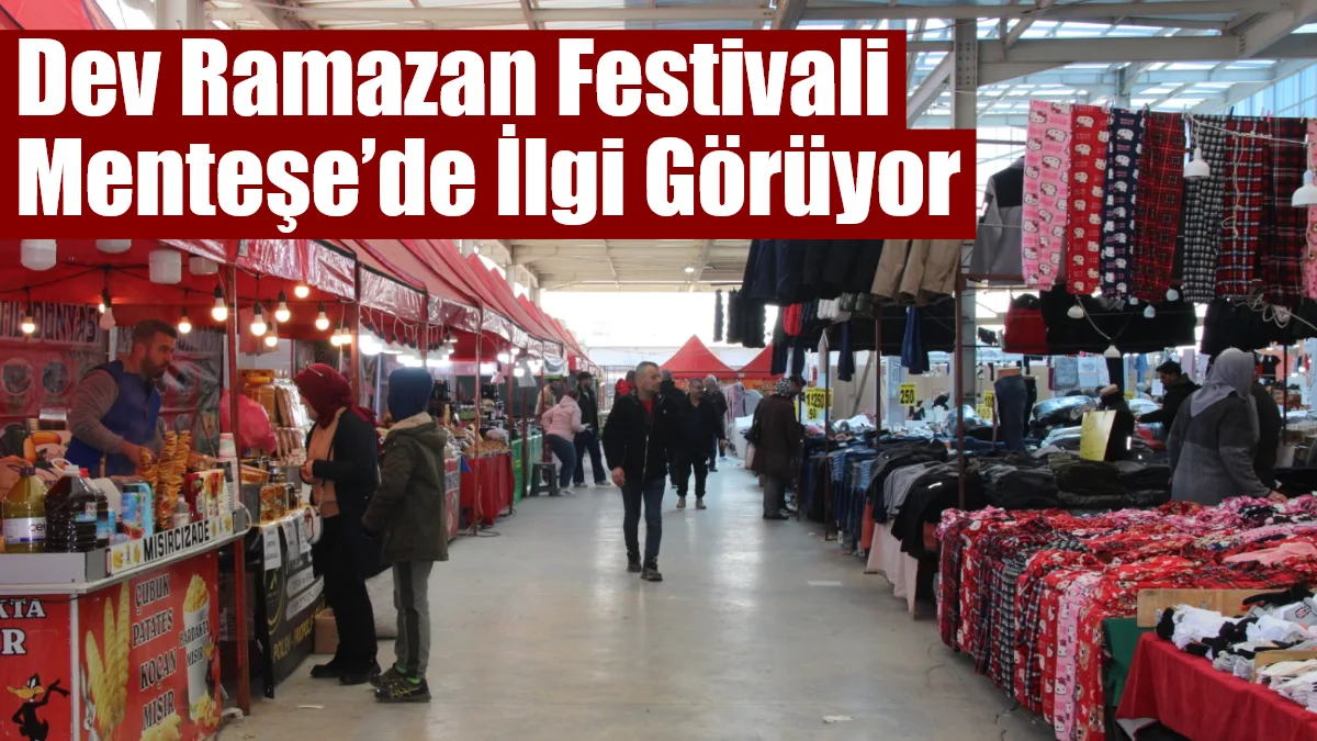 Muğlaspor yararına düzenlenen Ramazan Festivali, vatandaşlardan yoğun ilgi görüyor. Muğlalı