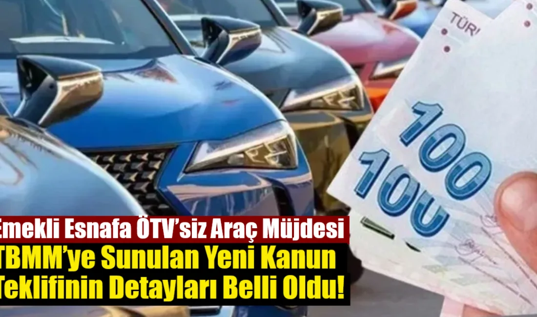 TBMM’ye sunulan yeni kanun teklifi ile emekli Bağ-Kur’lu esnafın, emekliliklerinin