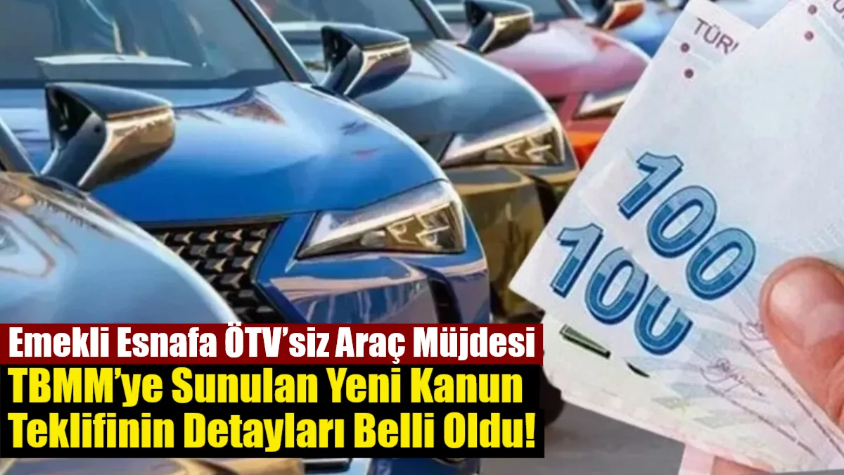 TBMM’ye sunulan yeni kanun teklifi ile emekli Bağ-Kur’lu esnafın, emekliliklerinin